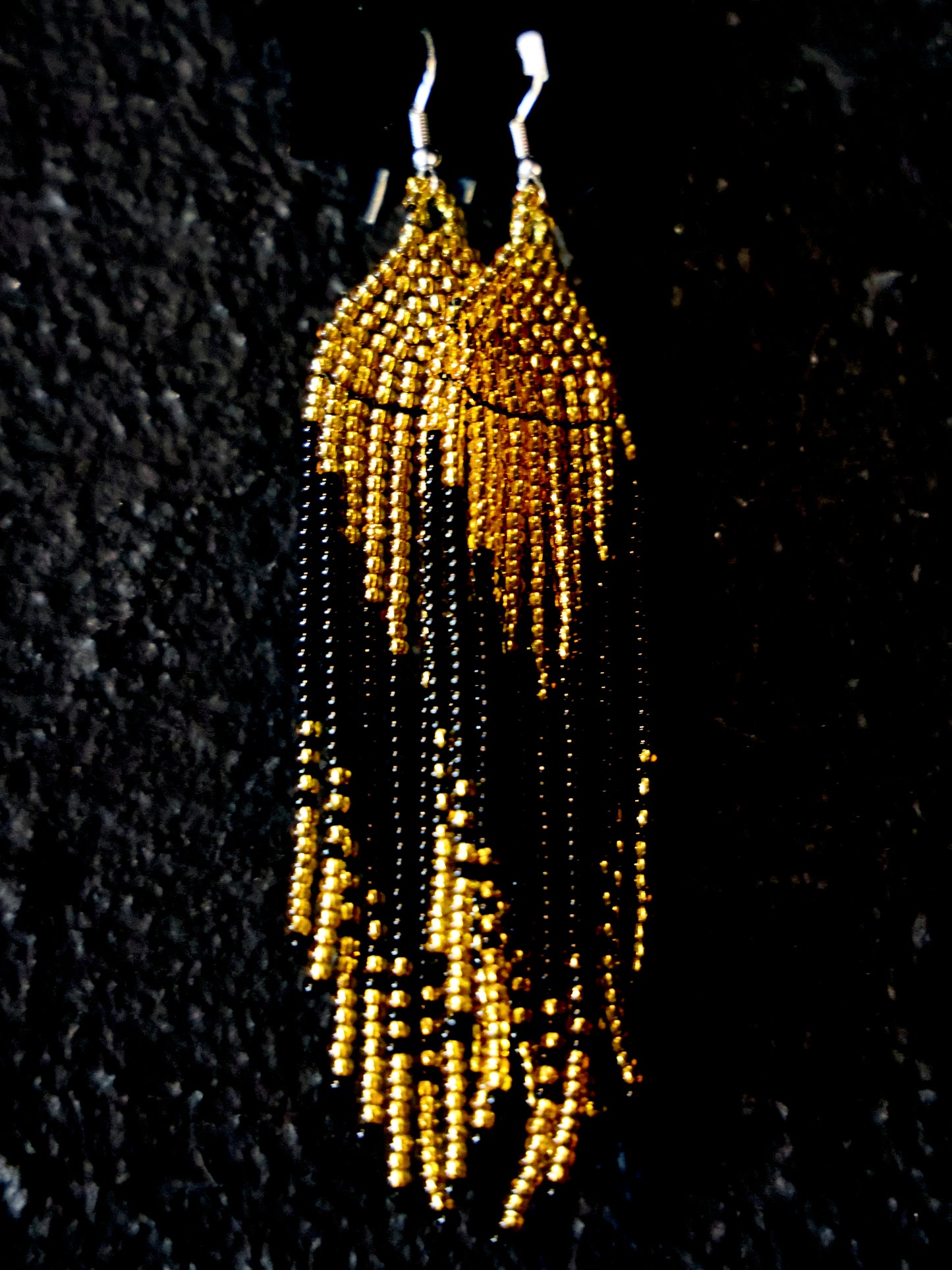 Golden Twilight Drop Earrings