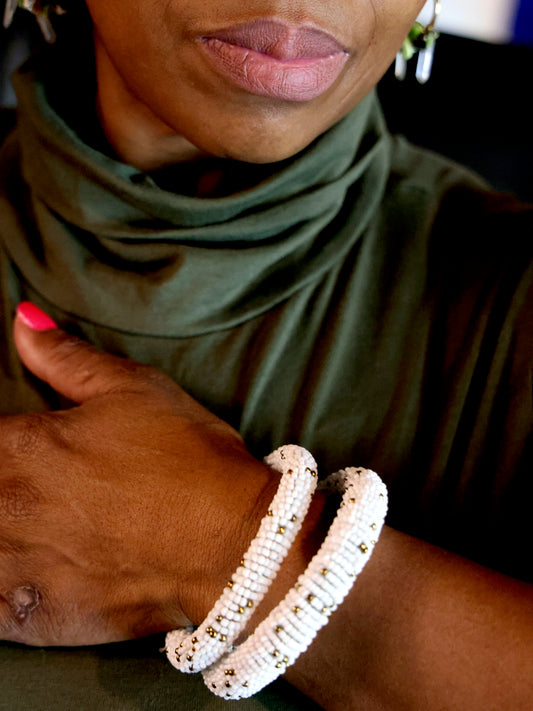 Pearlescent Whisper bangle