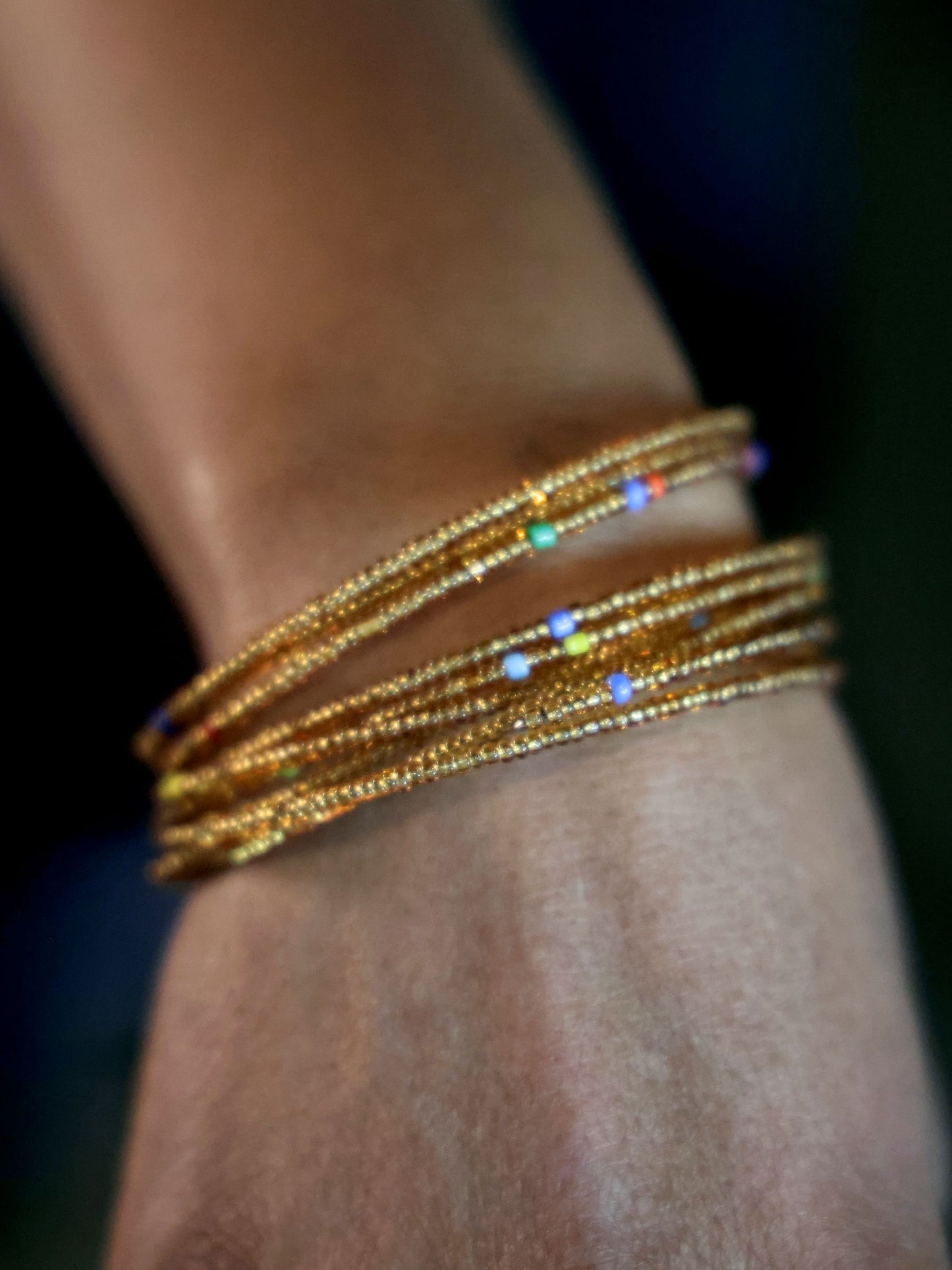 Golden Speckled bangles