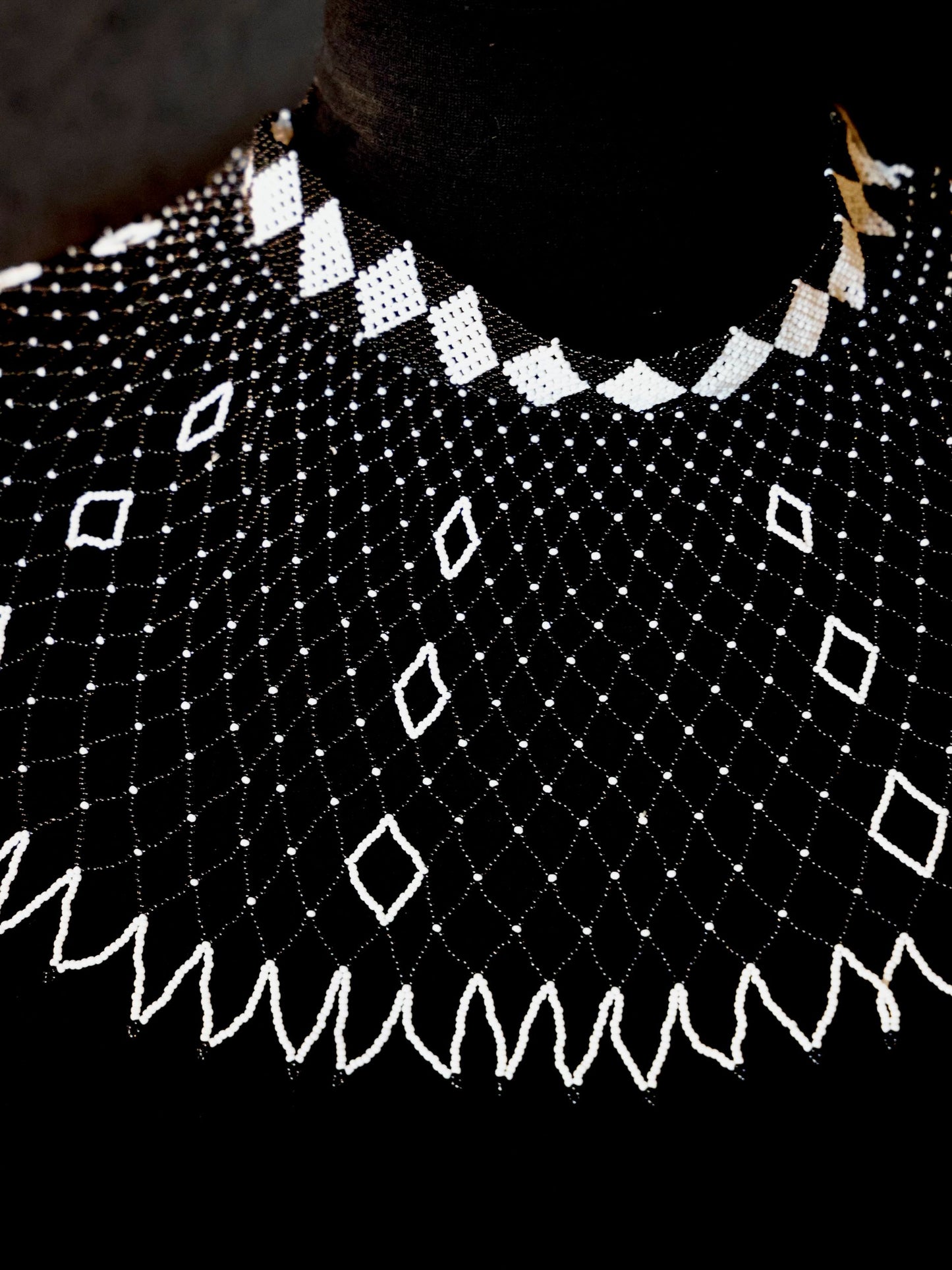 Monochrome Majesty Collar Necklace