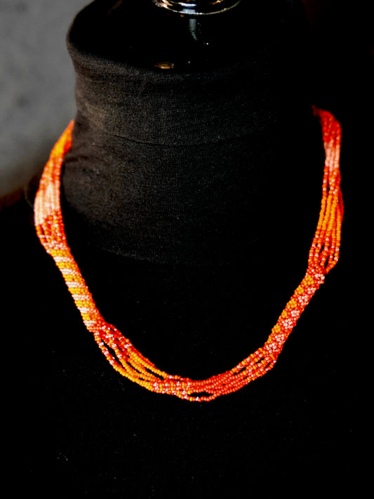 Sunset Sorbet Layered Collar Necklace