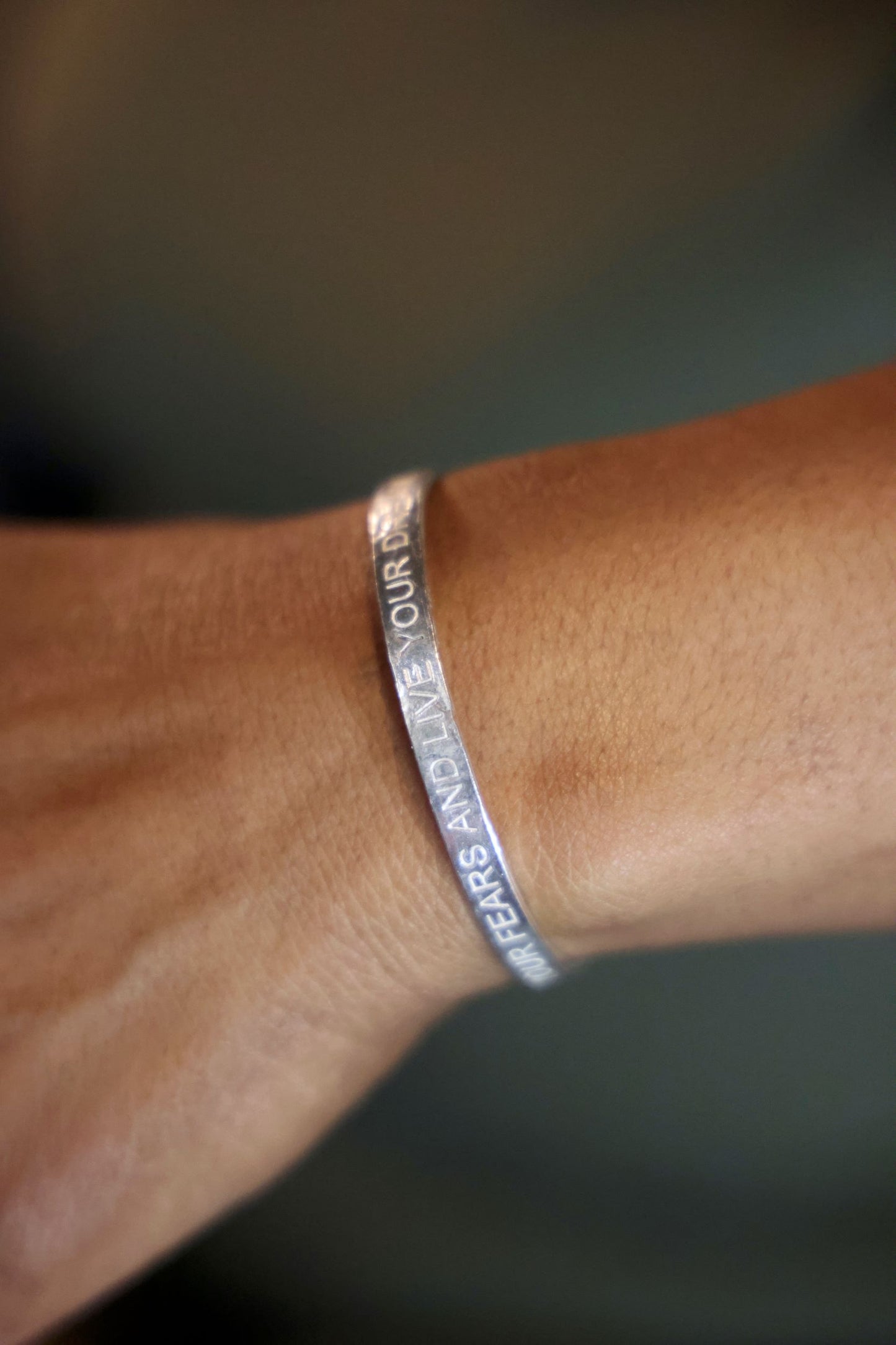 Silver bangle