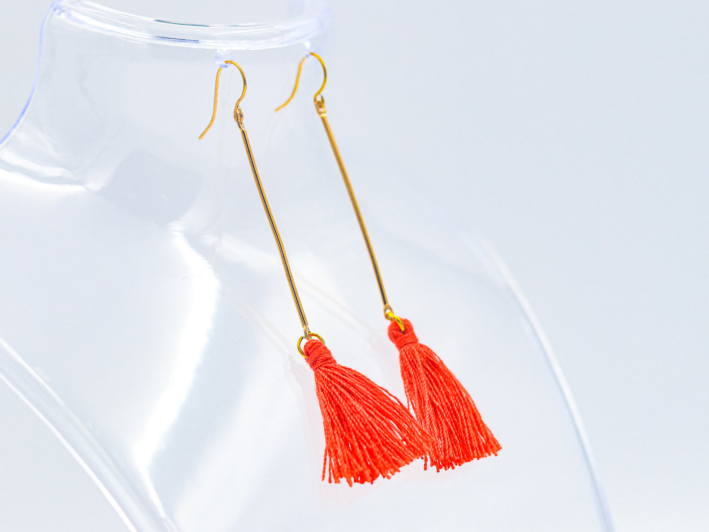 Red Rhythm earrings