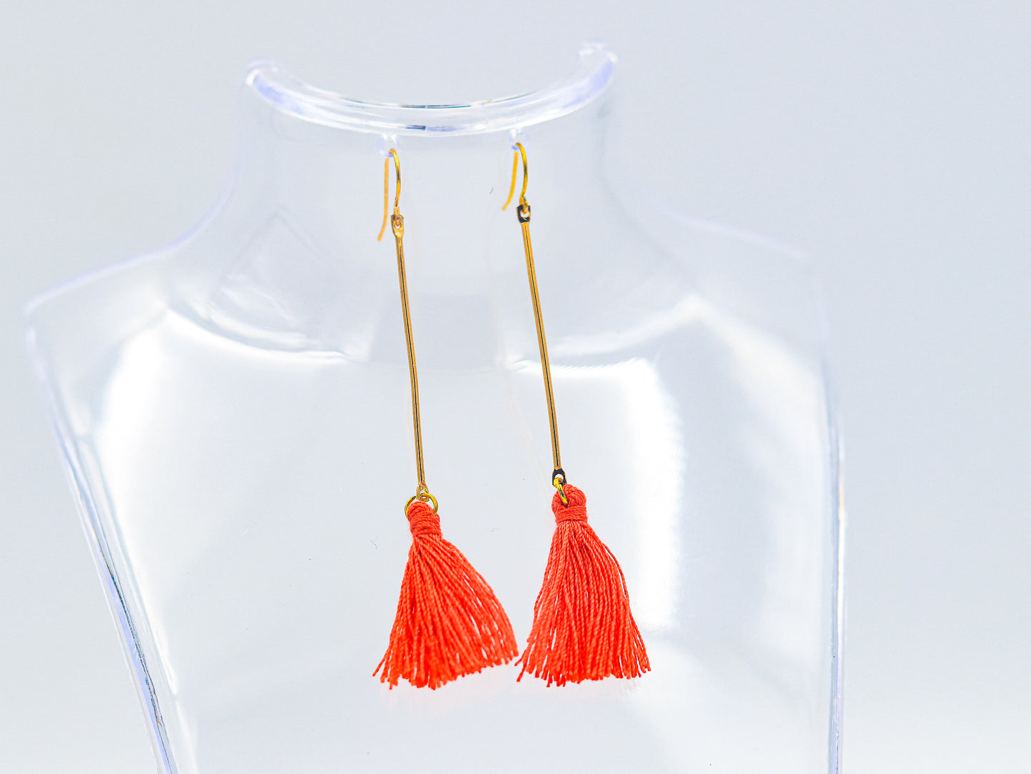 Red Rhythm earrings